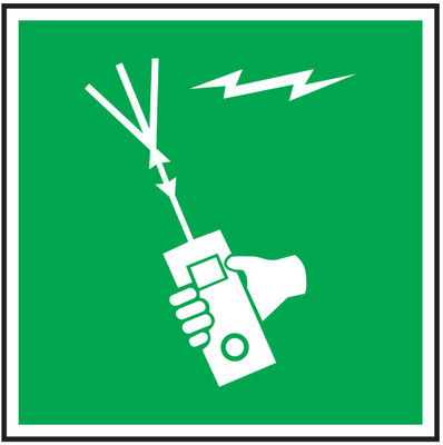 Ceiling Mounted Light-Emitting Photoluminescent IMO Signage 1mm Thickness