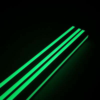 Custom Glow In The Dark Self Luminous Aluminium Nosing For Stair